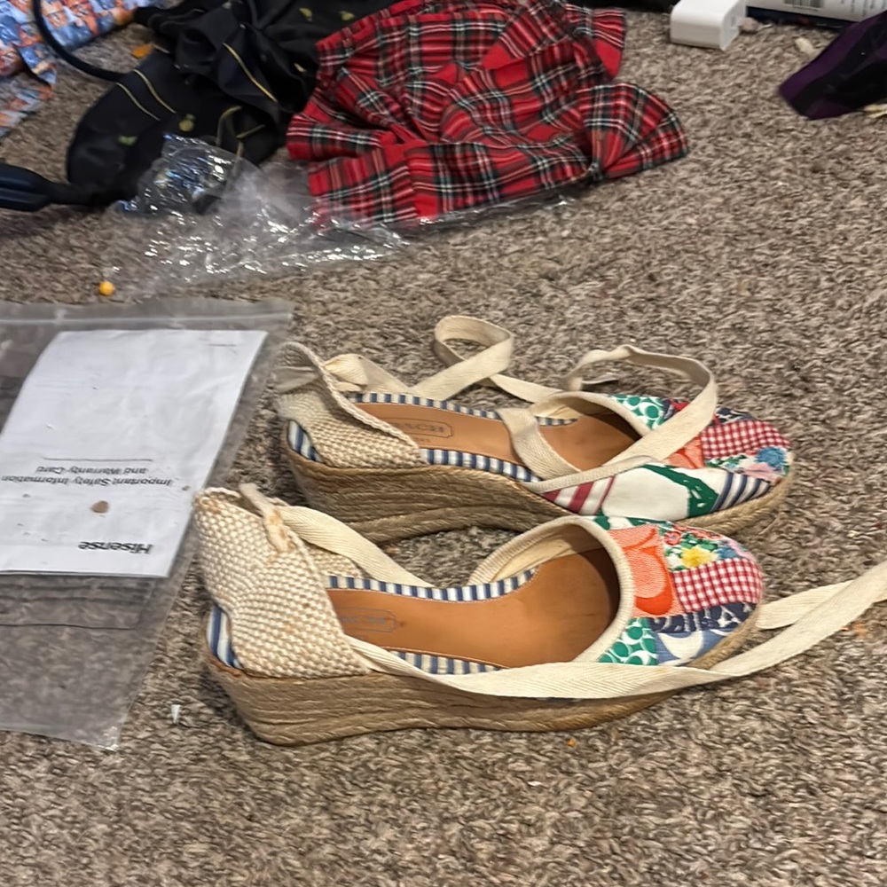 Coach Multicolor Patchwork Espadrilles - image 1